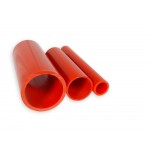RED PVC POLISHED   pipe  Ø 40 mm ( email for freight cost ) ( will only suit metric plumbing )